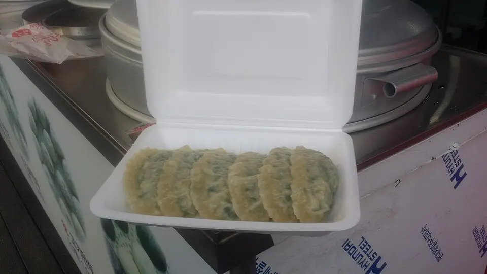 Mandu Korea dalam wadah bawa pulang