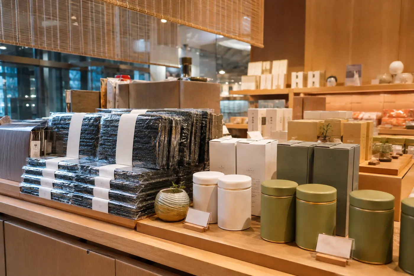 Premium Korean seaweed, tea and sealed regional food gifts