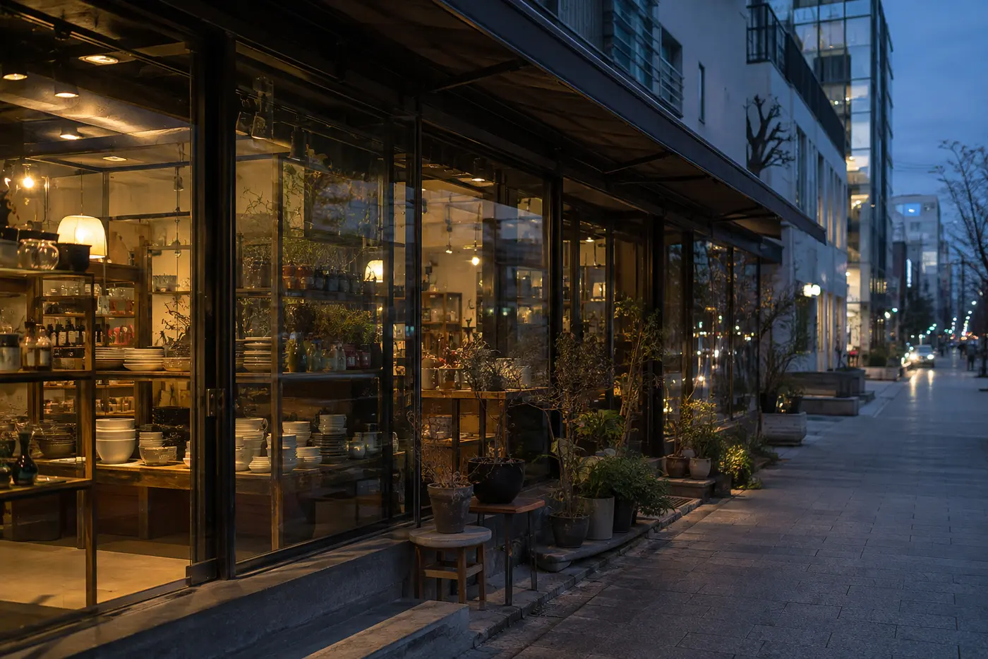 A Seoul shopping route linking supermarket, beauty, stationery and craft stops