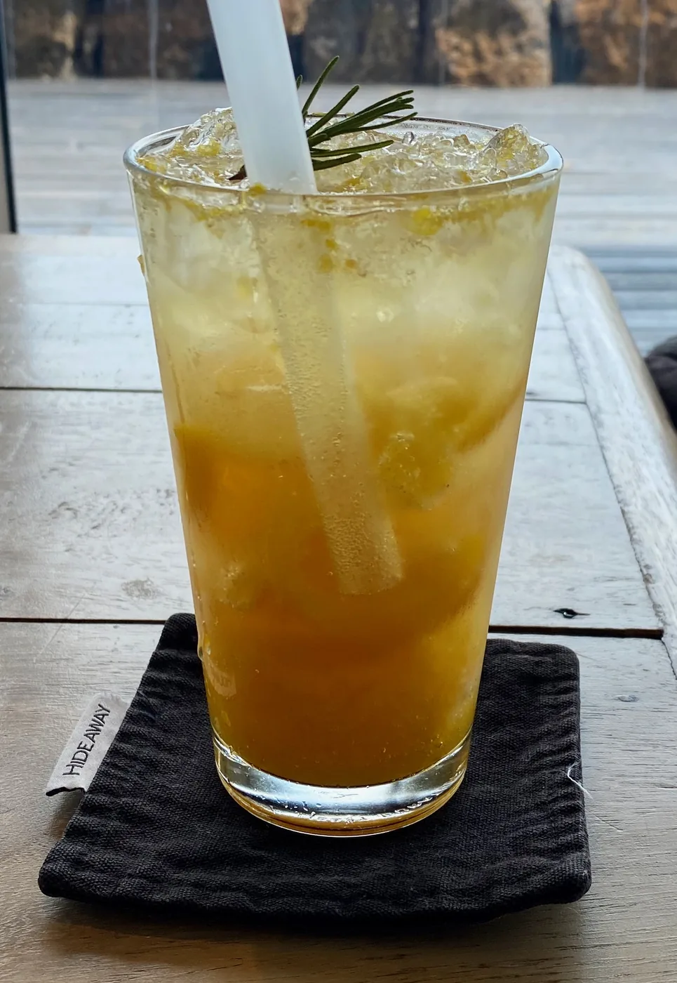 Fresh Jeju hallabong citrus juice