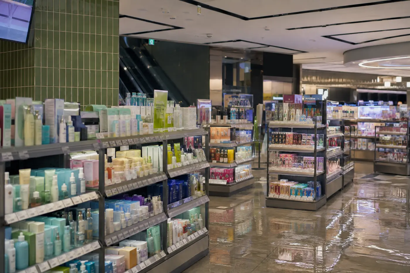A clear overview of skincare, makeup, haircare and health categories inside Olive Young