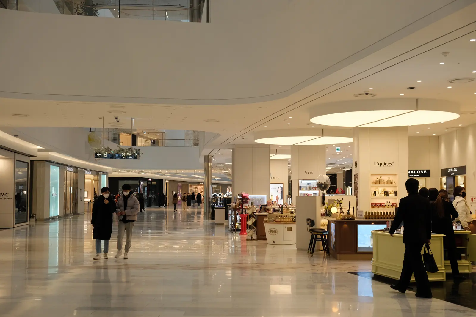 The open interior of The Hyundai Seoul department store