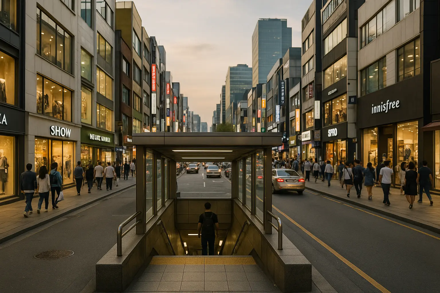 Connected Seoul shopping routes